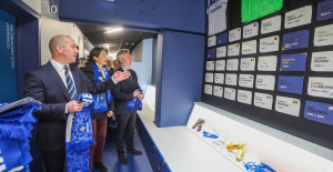 Football: AJ Auxerre inaugurates its museum, AJA Expérience in the presence of Amélie Oudea-Castéra