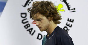 Tennis: Rublev keeps his ATP points and his money after his bloodshed in Dubai