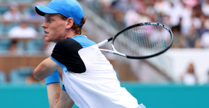 Tennis: Sinner destroys Medvedev in the half in Miami