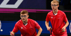 Table tennis: the Lebrun brothers champions of France in doubles