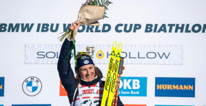 Biathlon: in the general classification, Braisaz-Bouchet always closer to Tandrevold