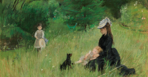 Nine days of impressionism: May 1886, Berthe Morisot on a big foot