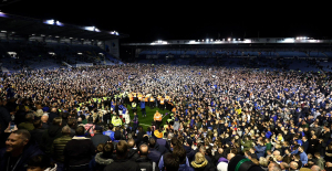 Football: in video, the incredible scenes of joy of the Portsmouth club, promoted to the English second division