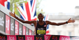 London Marathon: Alexander Mutiso wins for the second time in the men's race