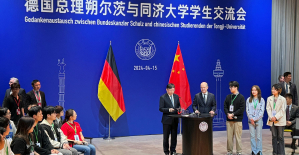 Faced with an anxious Chinese student, Olaf Scholz assures that not everyone smokes cannabis in Germany