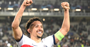 PSG-OL: Marquinhos celebrated at the end of the match