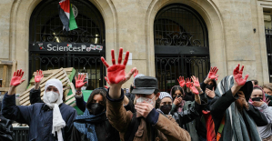 Pro-Palestinian demonstrations at Sciences Po: why the red hands symbol is controversial
