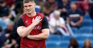 Rugby: Owen Farrell with the world team against the French XV