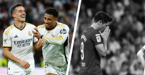 Real Madrid-Barcelona: Bellingham sets the Bernabeu on fire, the drought continues for Lewandowski... The tops and the flops