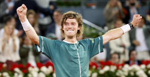 Tennis: Rublev beats Auger-Aliassime and wins his second Masters 1000 title in Madrid