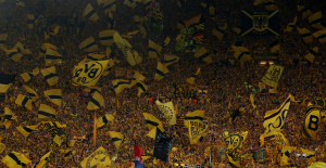 Dortmund-PSG: impressive images of the Parisians’ entry in front of the Yellow Wall