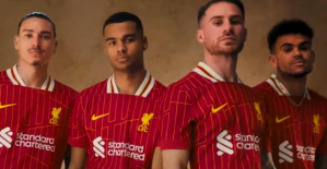 Premier League: Liverpool unveils its new jersey for next season